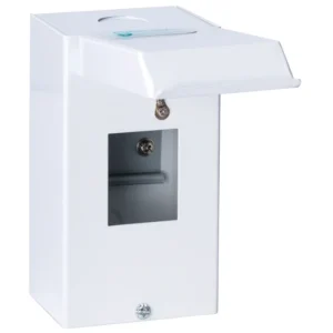 Niglon Consumer Unit 2 Module Drop Lid IP20 145X80X62mm Metal Clad