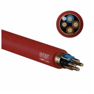 Ventcroft VNP NOBURN 2.5mm² Red Fire Performance Soft Skin Enhanced Cable 4-Core