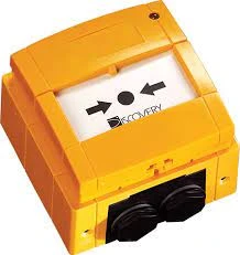 Apollo Fire Detectors MCP IP67 (Yel) C/W Iso R/S