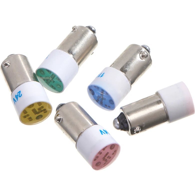 Europa 110V Red 2 Chip LED BA9 Bayonet (10 x 23mm) - Image 2