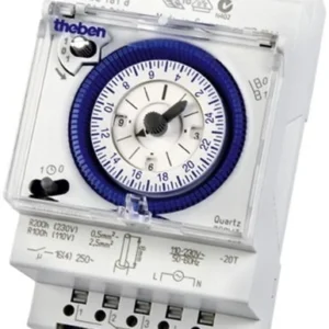 Timeguard Time Switch Din Rail 7 Day Tappet (3 Module) Power Reserve