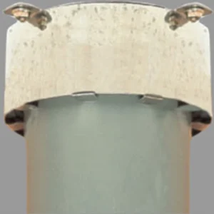 Airflow Fire Collar Intumescent Stainless Steel 100-110mm Casing