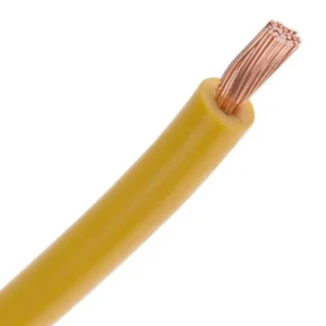 Commodity Cables BS6231 2.5mm² YELLOW Tri-Rated Cable 1-Core Panel Wire