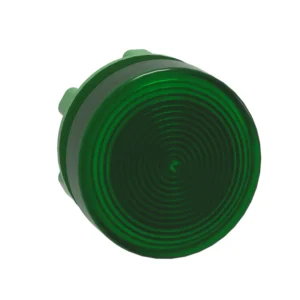 Schneider Electric Harmony XB5 Green Pilot Light Head 22mm Grooved Lens for Integral LED
