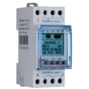 Legrand Time Switch D22 Prog 7 Day 1 Channel 16A 230V Dig Disp