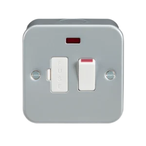 Knightsbridge MLA Metal Clad 13A Switched Fused Spur Unit with Neon