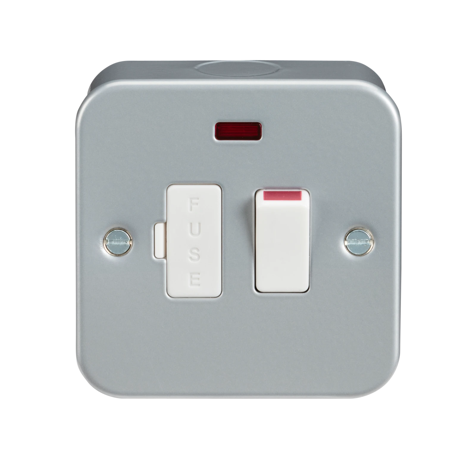 Knightsbridge MLA Metal Clad 13A Switched Fused Spur Unit with Neon