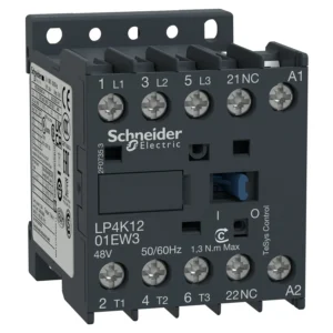 Schneider Electric TeSys K contactor, 3p, AC-3 <= 440 V 12A, 1 NC aux., 48 V DC coil