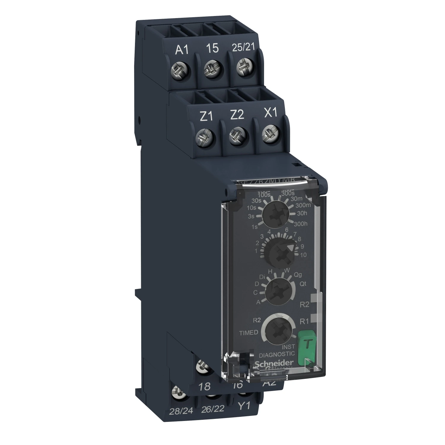 Schneider Electric Multi-function Timing Relay, 0,05s…300h, 24…240V AC/DC, 2C/O - Image 2