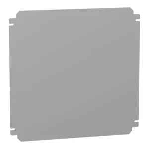 Schneider Electric Plain mounting plate H400xW400mm made of galvanised sheet steel