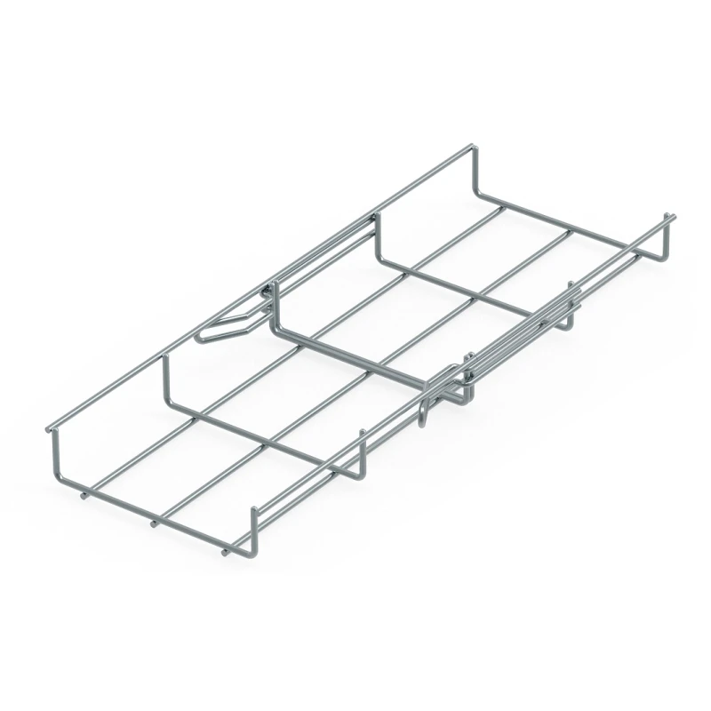 Unitrunk EasyConnect Wire Basket Tray Steel Electro Zinc Plated 3m x 150mm x 30mm