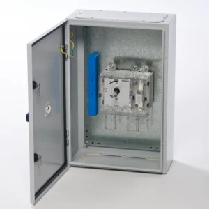 Newlec Switchfuse Isolator TP+N IP65 Metal Clad C/W 160A Fuses