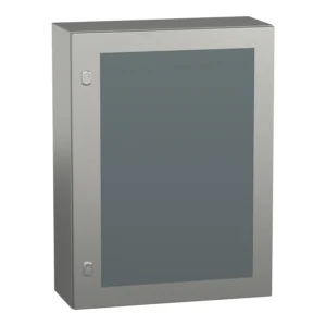 Schneider Electric SPACIAL S3X stainless 304L, Scotch Brite® finish, H800xW600xD250mm.