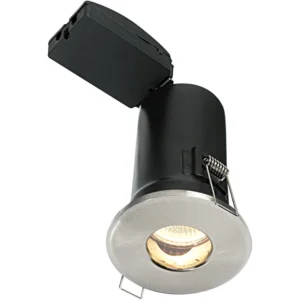Saxby Downlight Shield Plus Mv Fixed IP65 50W 5X87.5X130mm Nickel