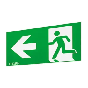 Thorn Voyager Emergency Exit Legend for Voyager Sigma Luminaires ISO Left Self Adhesive
