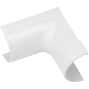 D-Line Bend Internal Clip-Over 50 x 25mm White