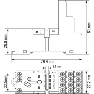 Weidmuller Klippon Relay Base