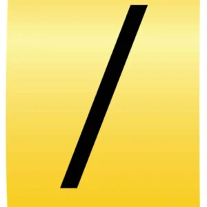 Cablecraft / Forward Slash Black on Yellow K-Type Cable Markers 4.2-7.0mm Dia - Loose Refill Pack of 100