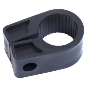 Newlec Fixing Cleat Armoured Cable 30.4mm No12 Polyethylene Black