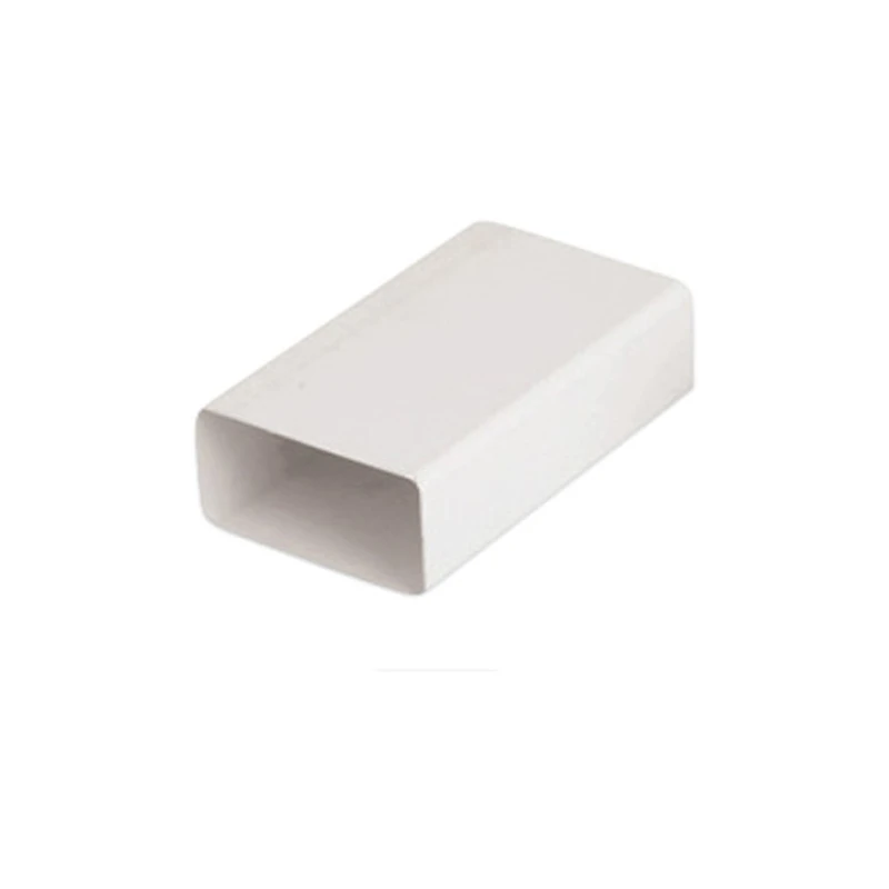 Newlec 110 x 54mm White Flat Channel Duct Coupler - Image 3