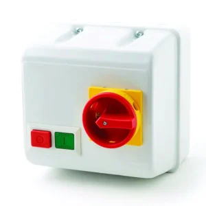 Newlec Starter Direct On-Line Enclosed 5.5KW 230V IP55 Metal Clad with Isolator