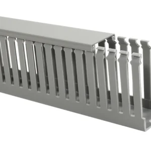 HellermannTyton Wiring duct 40x80 mm, 2000 mm, PVC, grey