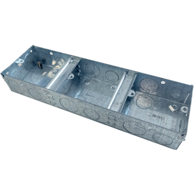 Niglon Box 3X1 Gang 35mm Steel - Image 2