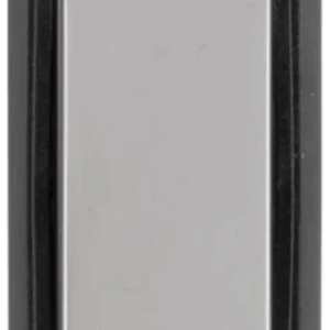 Click Scolmore Black Frame Blank Polished Chrome Module