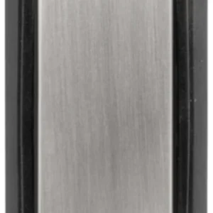 Click Scolmore Black Frame Blank Stainless Steel Module
