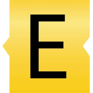 Cablecraft Letter E Black on Yellow K-Type Cable Markers 4.2-7.0mm Dia - Loose Refill Pack of 100