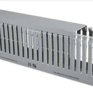 HellermannTyton Wiring duct 25x80 mm, 2000 mm, PVC, grey