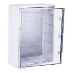Wiska Distribution Box Wdb T9 Gr40190 Distribution Brd 800X600X260mm Grey Clear Door