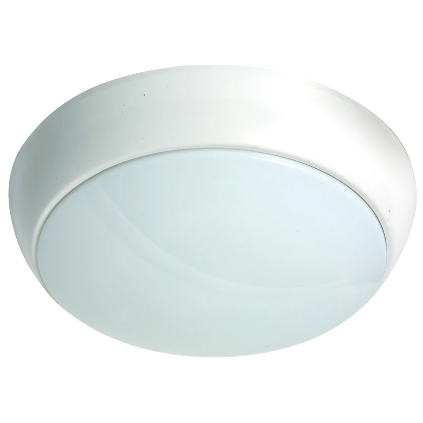 NVC Lighting Portland 18W LED IP54 White Opal MW M3 Lithium 840-850 - Image 2