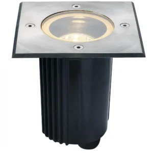 SLV DASAR 80 QPAR51 inground fitting square stainless steel 316 max. 35W IP67
