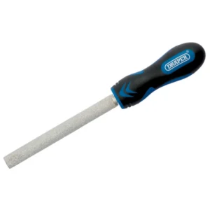 Draper File Soft Grip Half Round Tiling 140mm Carbon Steel