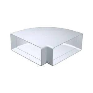 National Ventilation 220x90mm Bend 90 Degree Horizontal Megaduct 220