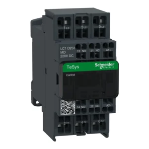 Schneider Electric TeSys D contactor, 3p(3 NO), AC-3, <= 440 V 25A, 220 V DC coil