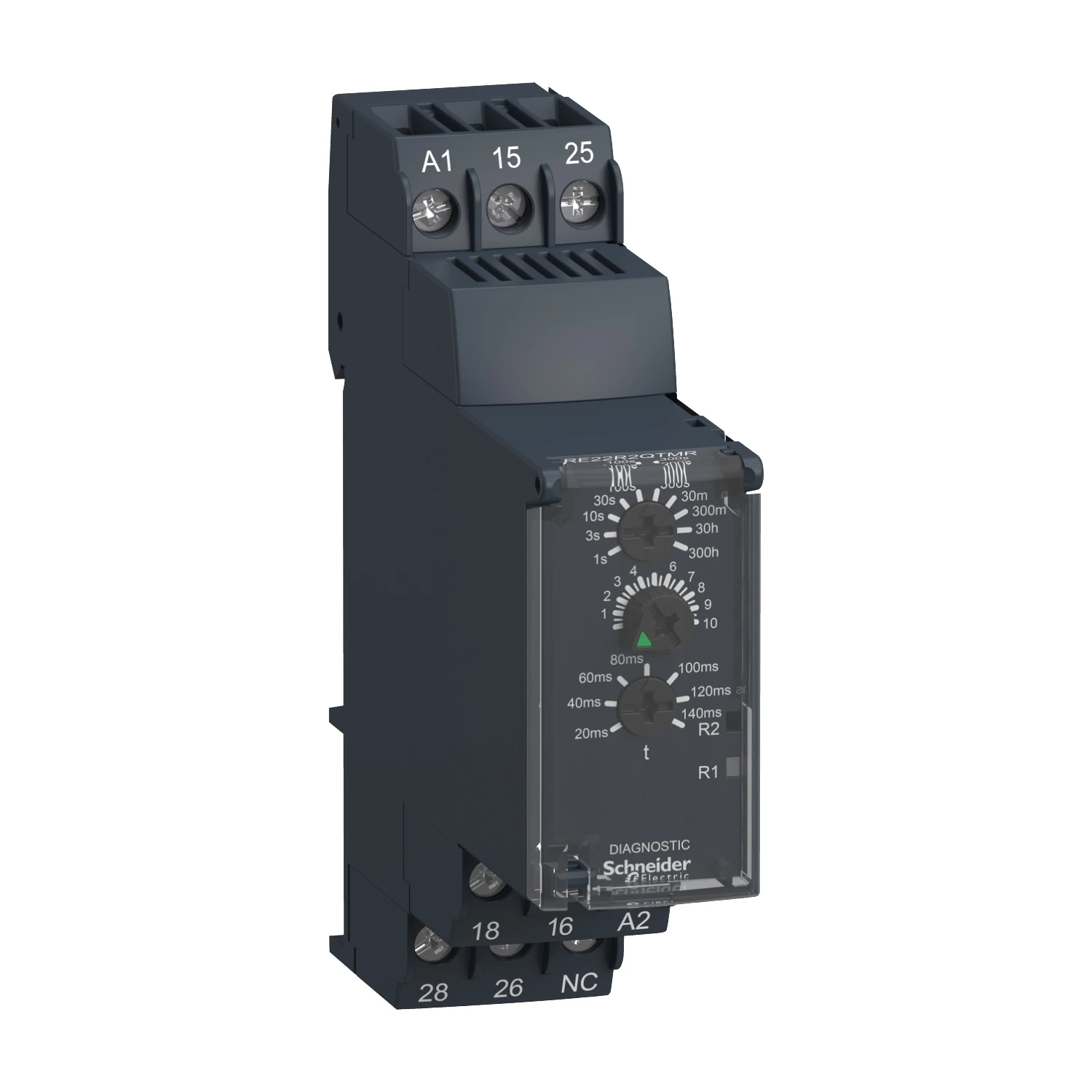 Schneider Electric Star-Delta Timing Relay, 0,05s…300h, 24…240V AC/DC, 2C/O - Image 2