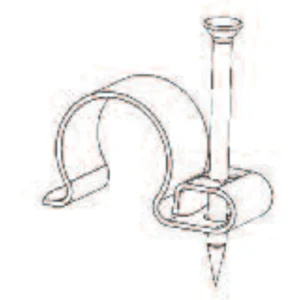 HellermannTyton Hellerman Nail Clip PK=50