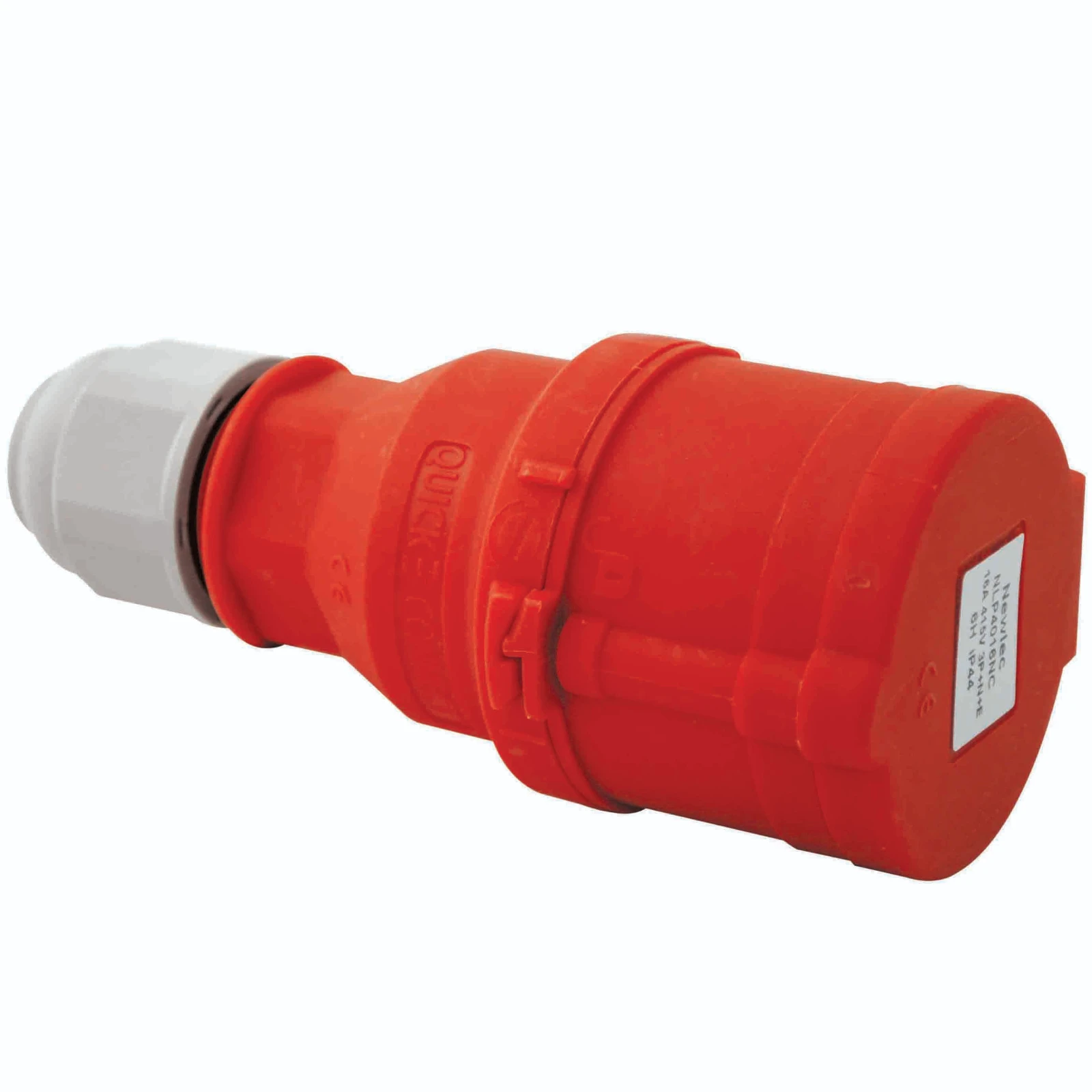 Newlec Industrial Power Connector Female Screw 3P+N+E 63A 415V IP44 Red - Image 3