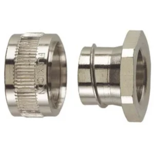Flexicon Connector Plain Hole For FSU/FNU/Lfhu 10mm Brass