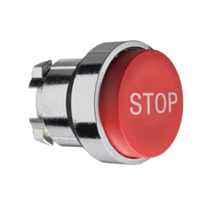 Schneider Electric Red Projecting Pushbutton Head 22 Spring Return ''Stop''