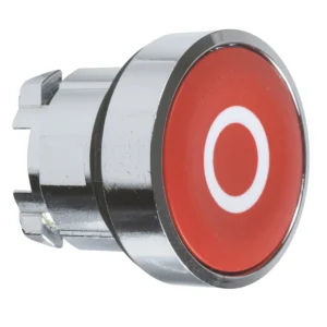 Schneider Electric Red Flush Pushbutton Head 22 Spring Return ''O''