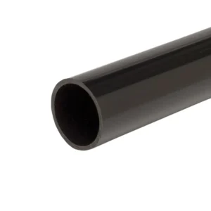 MK Electric Conduit Heavy Gauge Super High Impact 25mmx3M Black PVC-U