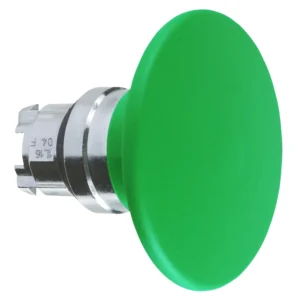 Schneider Electric Mushroom Head For Spring Return Pushbuttons 60mm Dia Green