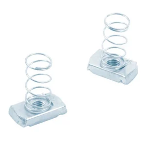 Newlec Channel Nut Long Spring M10 Thread Bright Zinc Plated [Pack=100]