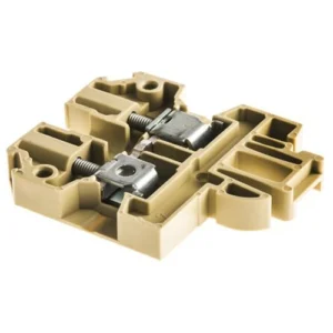 Weidmuller Terminal 26-10AWG Polyamide 66 9g 6.5 x 51.5 x 40mm Beige/Yellow