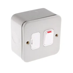 Deta Connection Unit DP Switched Fused 13A Metalclad Back Box&Knockouts