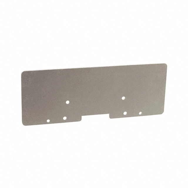 Weidmuller separation Plate 48g 2x71x190mm Dark Beige - Image 2