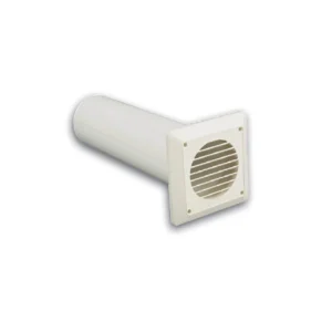 Newlec Wall Extract Fan Venting Kit White for 125mm Fans